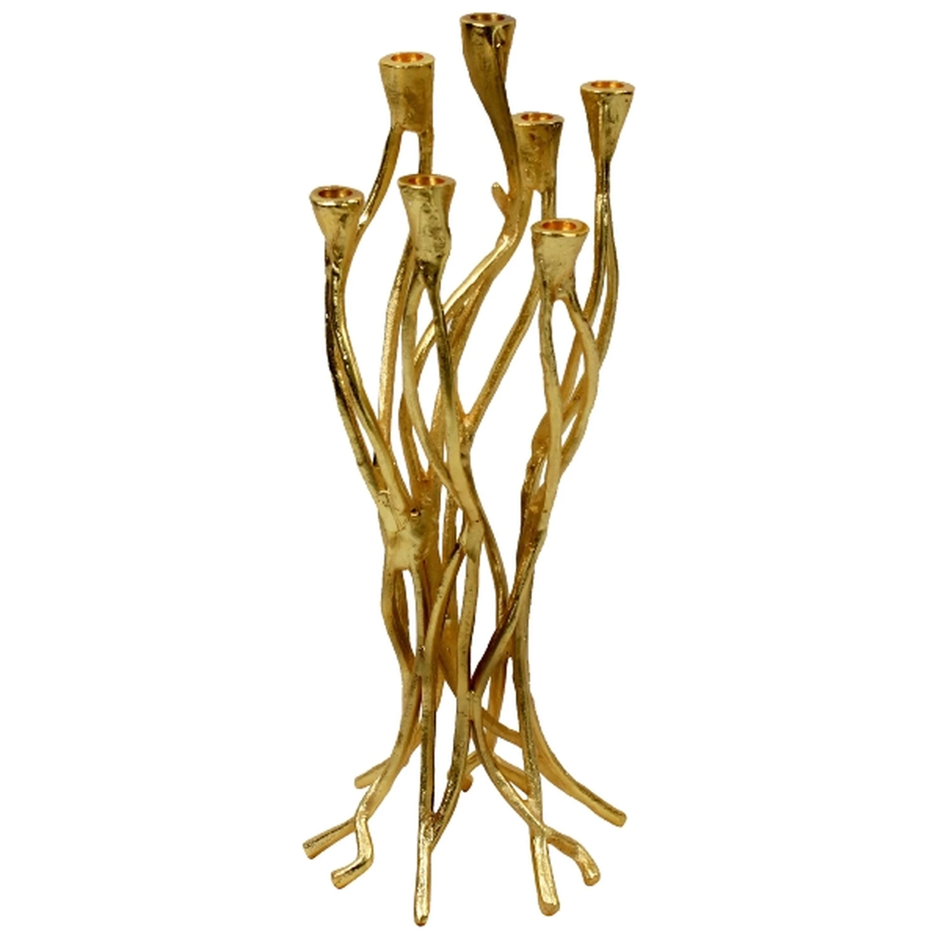 Roots Kerzenleuchter Aluminium