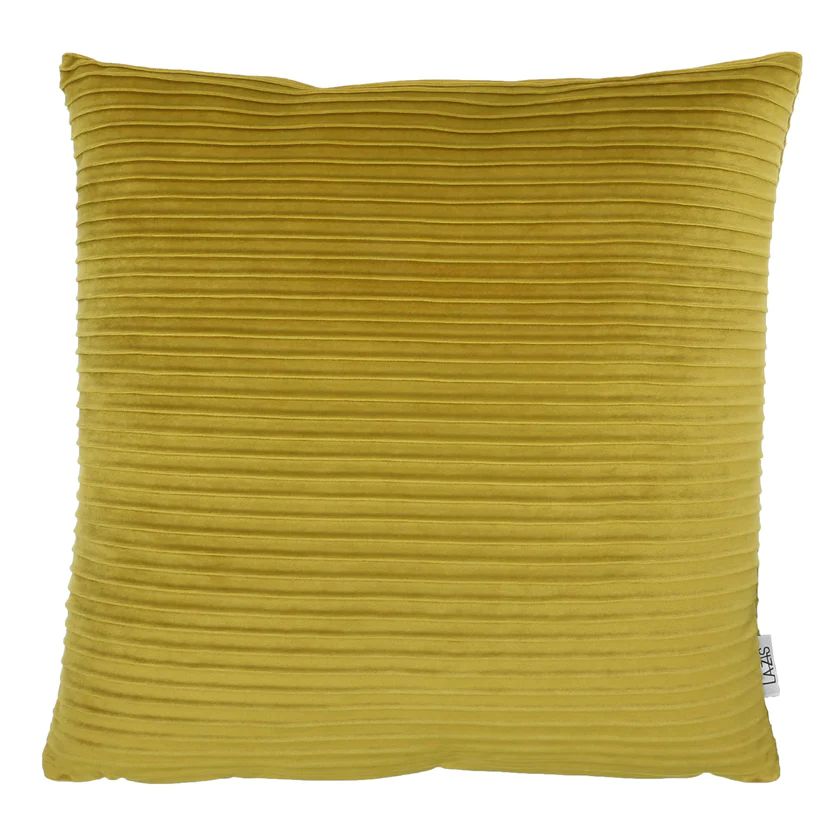 Kissenhülle Laiton 45x45 cm - weicher Samt im Plisseelook Kissenhülle LAITON 60 × 60 cm – Samt mit Plissee-Struktur