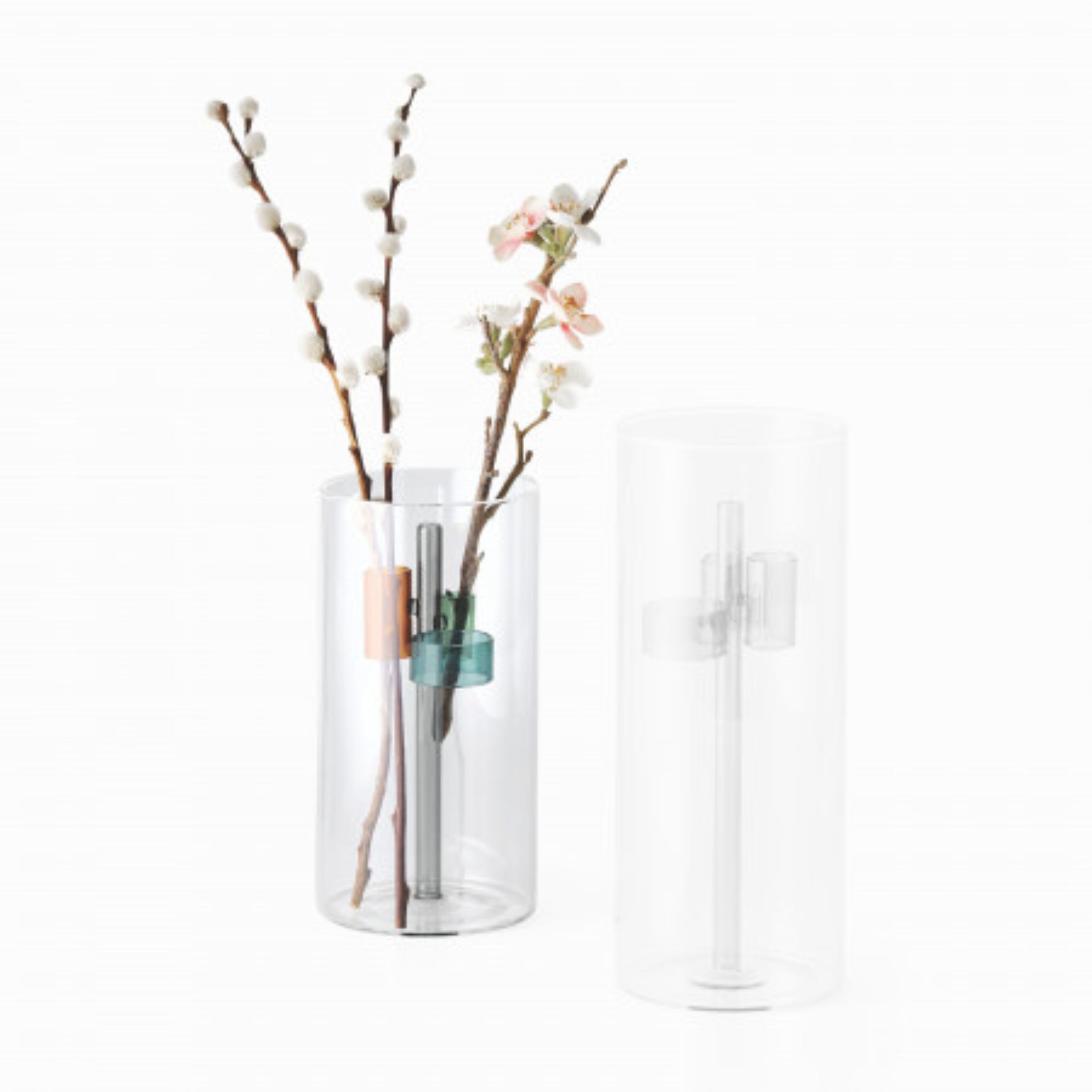 GIARDINO Vase - bunte Steckvase 20 cm