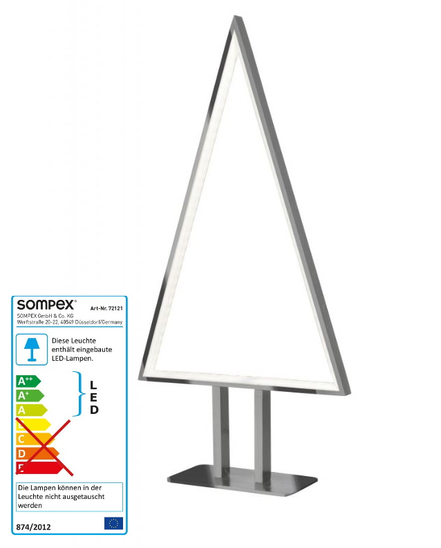 Designleuchte LED Weihnachtsbaum Pine Aluminium
