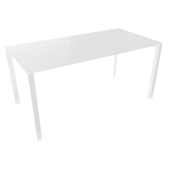 Profilo Konferenztisch 80x160 cm Compactop- Platte Weiß Profilo Konferenztisch 80x160 cm Compactop- Platte Weiß