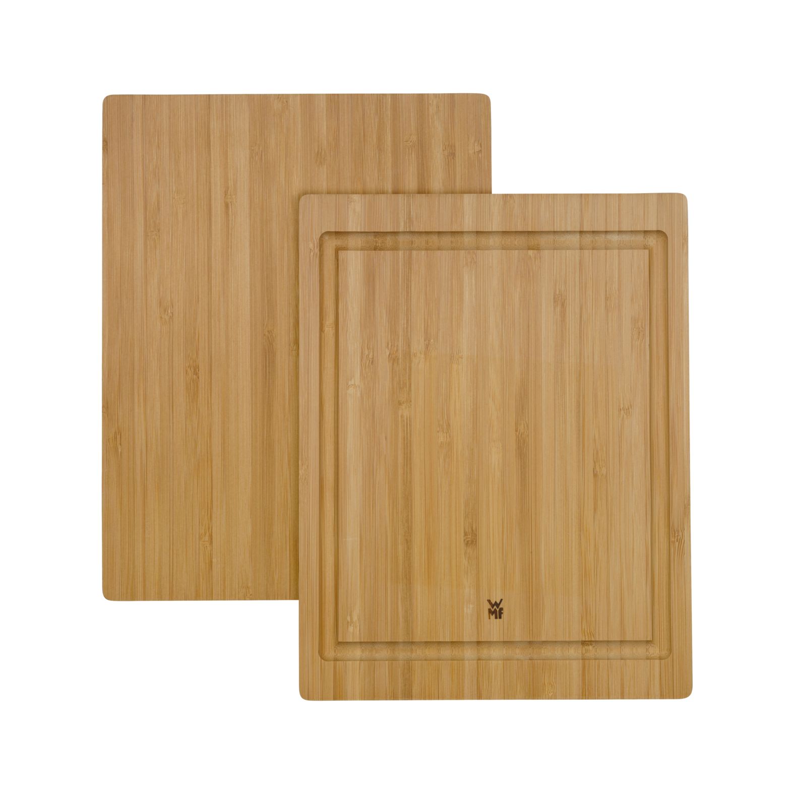 Bambus Schneidebrett mit Saftrille – beidseitig verwendbar 45 x 30 cm