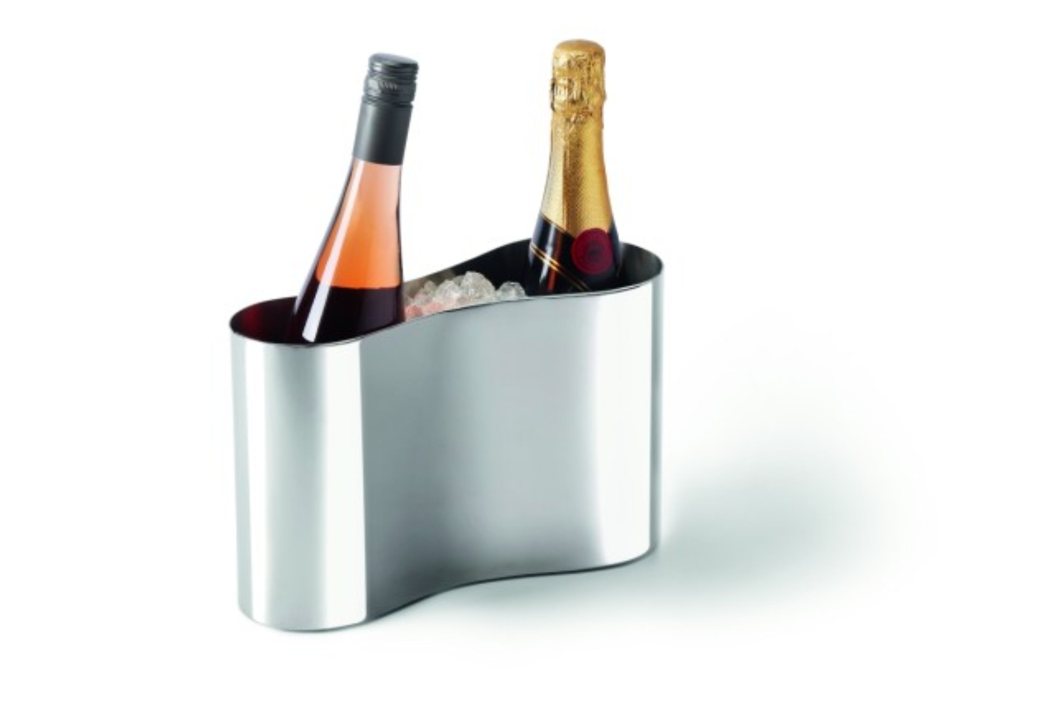 Valerie 2er Flaschenkühler aus Edelstahl