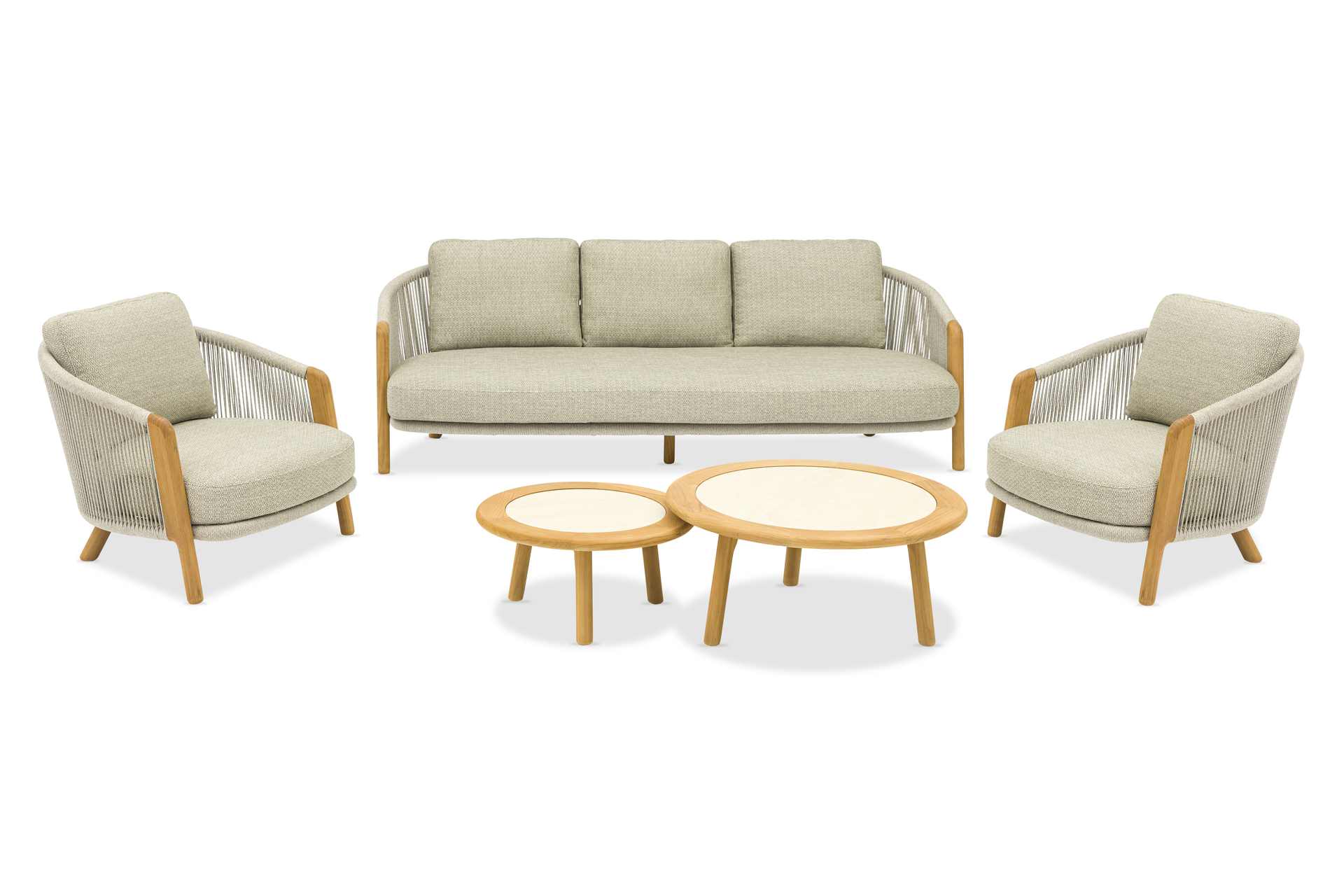 Haven 3-Sitzer Outdoor Lounge Sofa in Mokka Haven 3-Sitzer Outdoor Lounge Sofa in Mokka