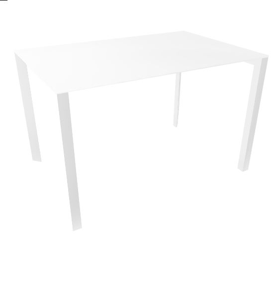 Profilo Konferenztisch 80x120 cm Laminierte Platte Weiß Profilo Konferenztisch 80x120 cm Laminierte Platte Weiß