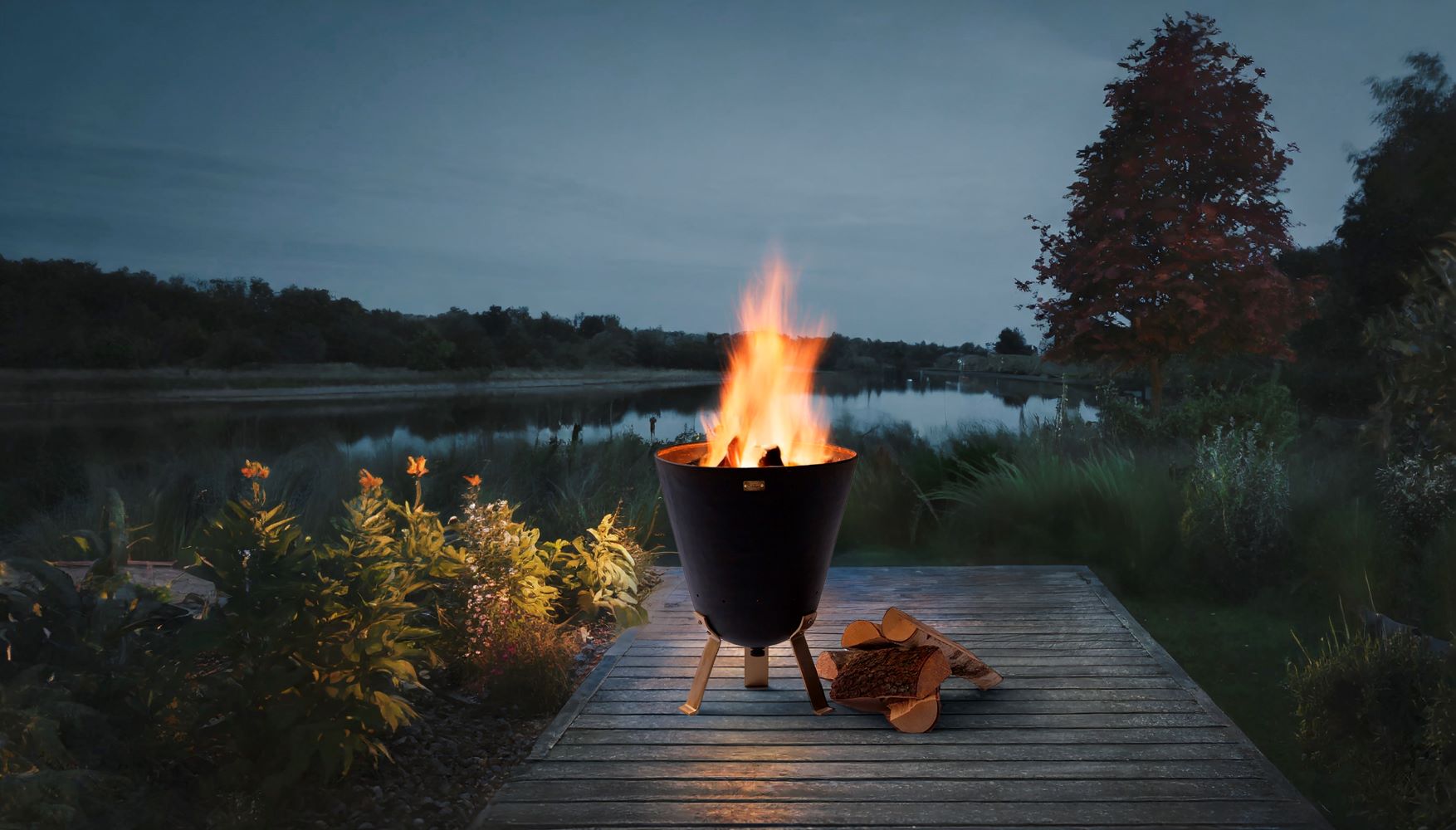 BONFIRE Feuerkorb mit drei Standbeinen BONFIRE Feuerkorb mit drei Standbeinen
