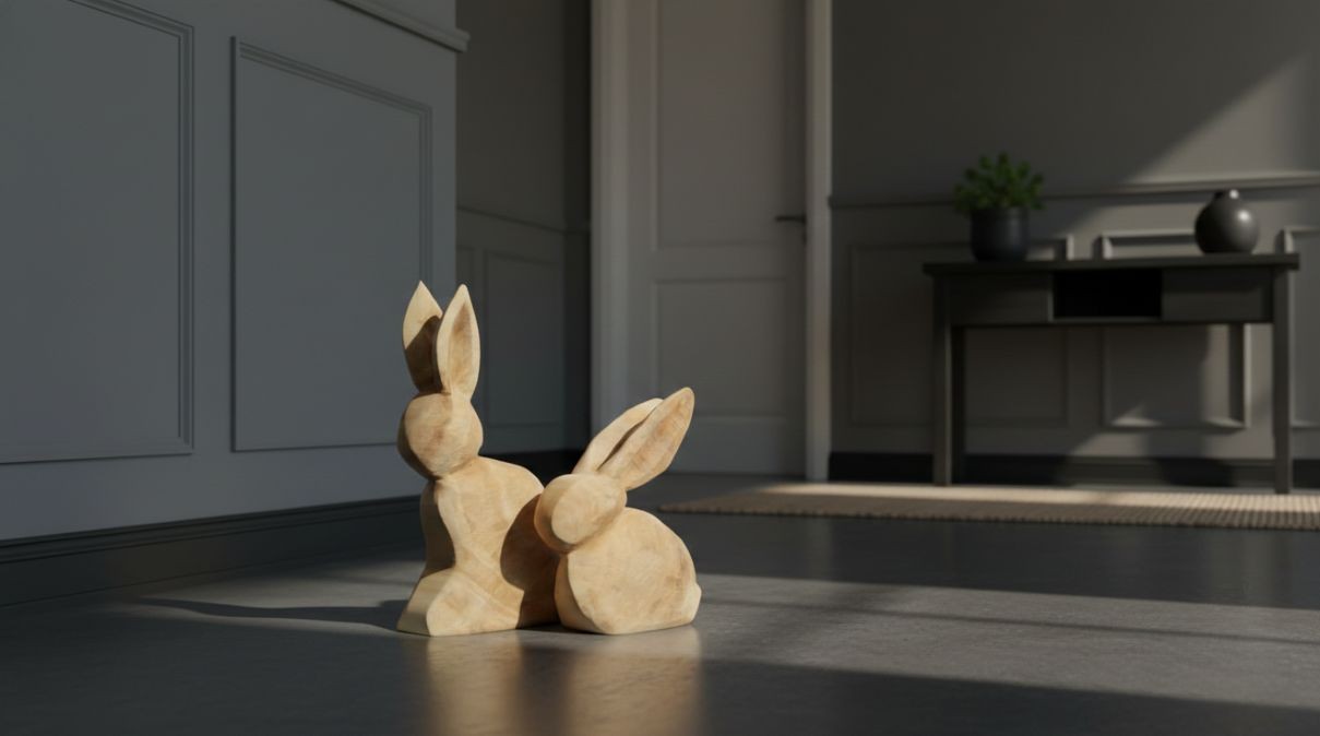 Holz Hase Ruben 40 cm Holz Hase Ruben 40 cm