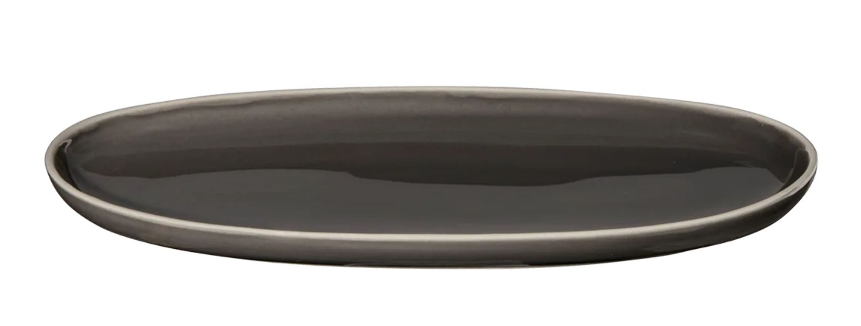 SEMANA Aperitifteller oval 20 x 10 cm – Caviar