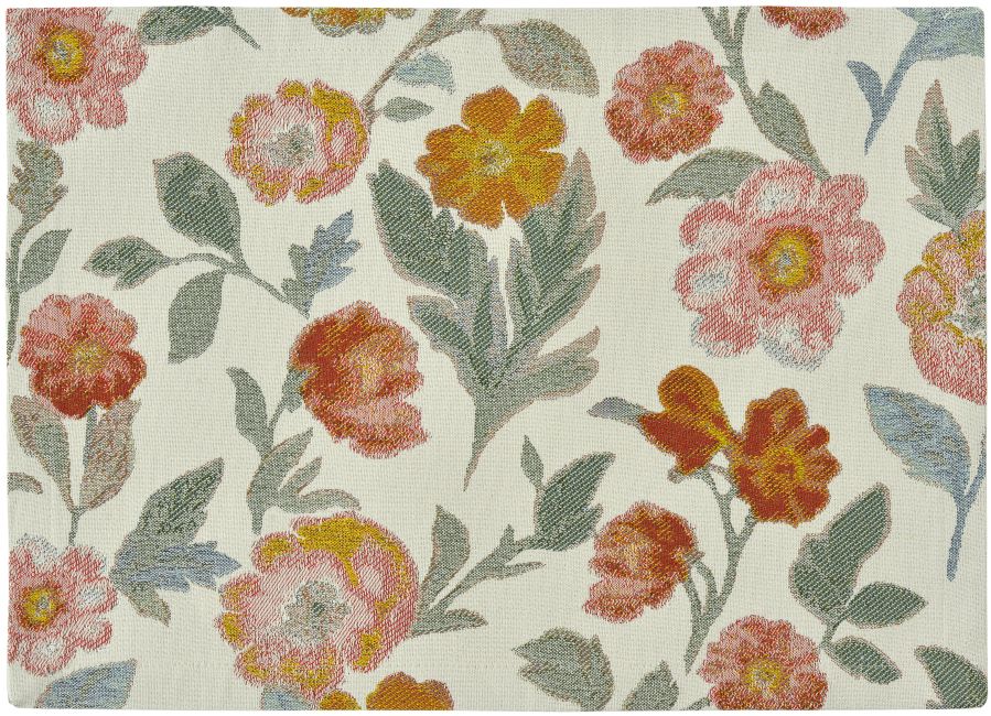 Tischläufer Hazel 40x150 Mint Green - Elegantes Blumenmuster in Natur- & Rosétönen