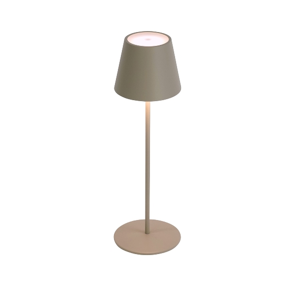 LED Tischleuchte Lys taupe 12x38cm LED Tischleuchte Lys taupe 12x38cm