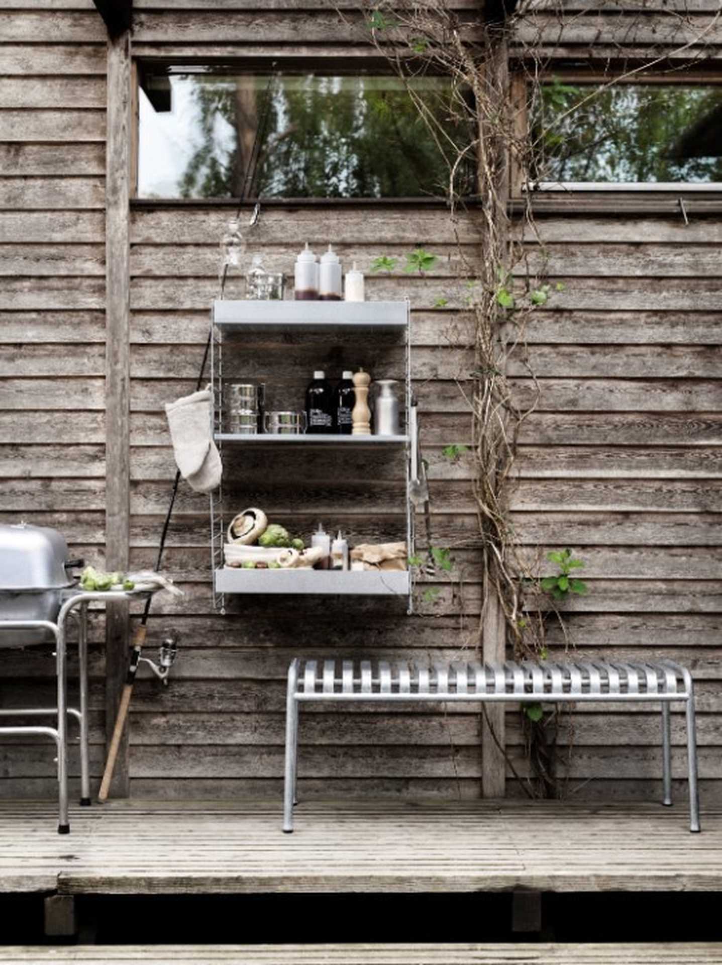 String System Wandleiter Outdoor verzinkt 50/30 2er Set