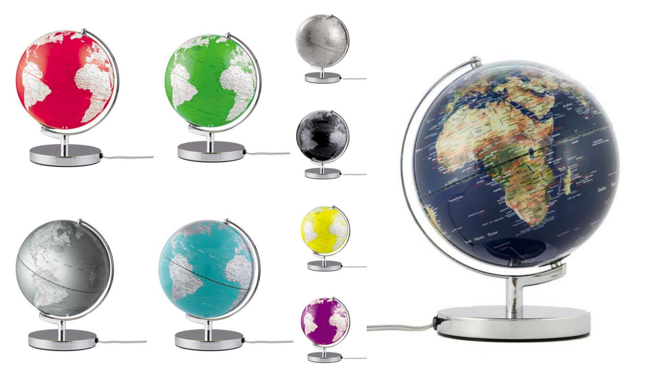 Globus mit Licht Terra Blue/ Bronze Light Globus mit Licht Terra Blue/ Bronze Light