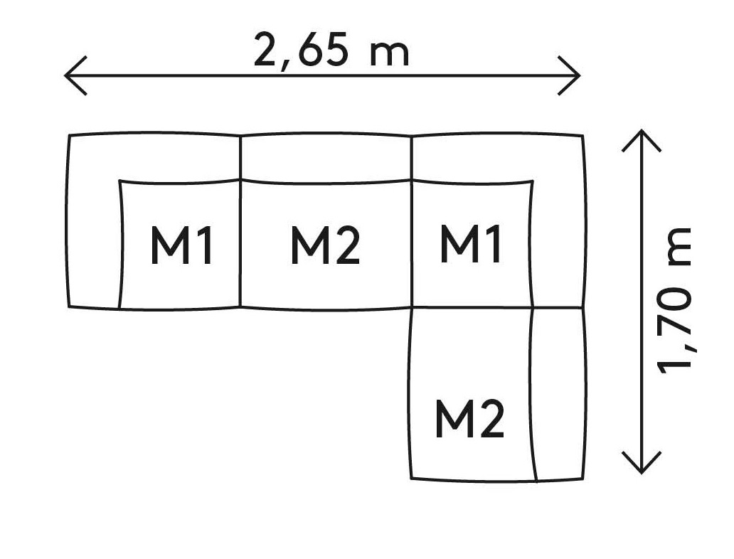 GROW Outdoor Lounge - Kombination A GROW Outdoor Lounge - Kombination A
