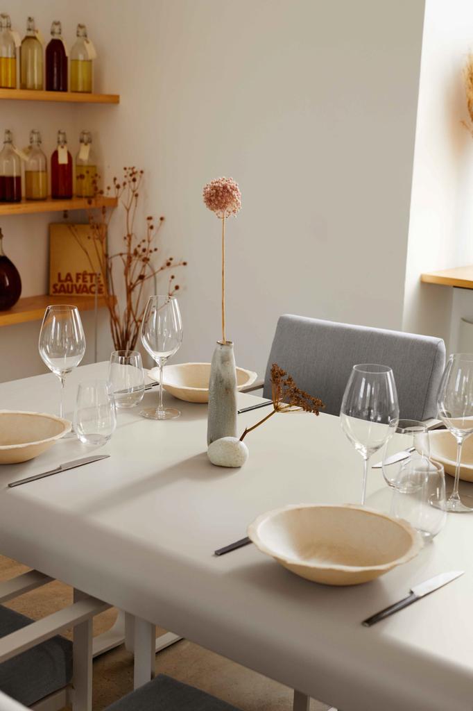 Bellevie Tisch 196 x 90cm Outdoor Latte Beige