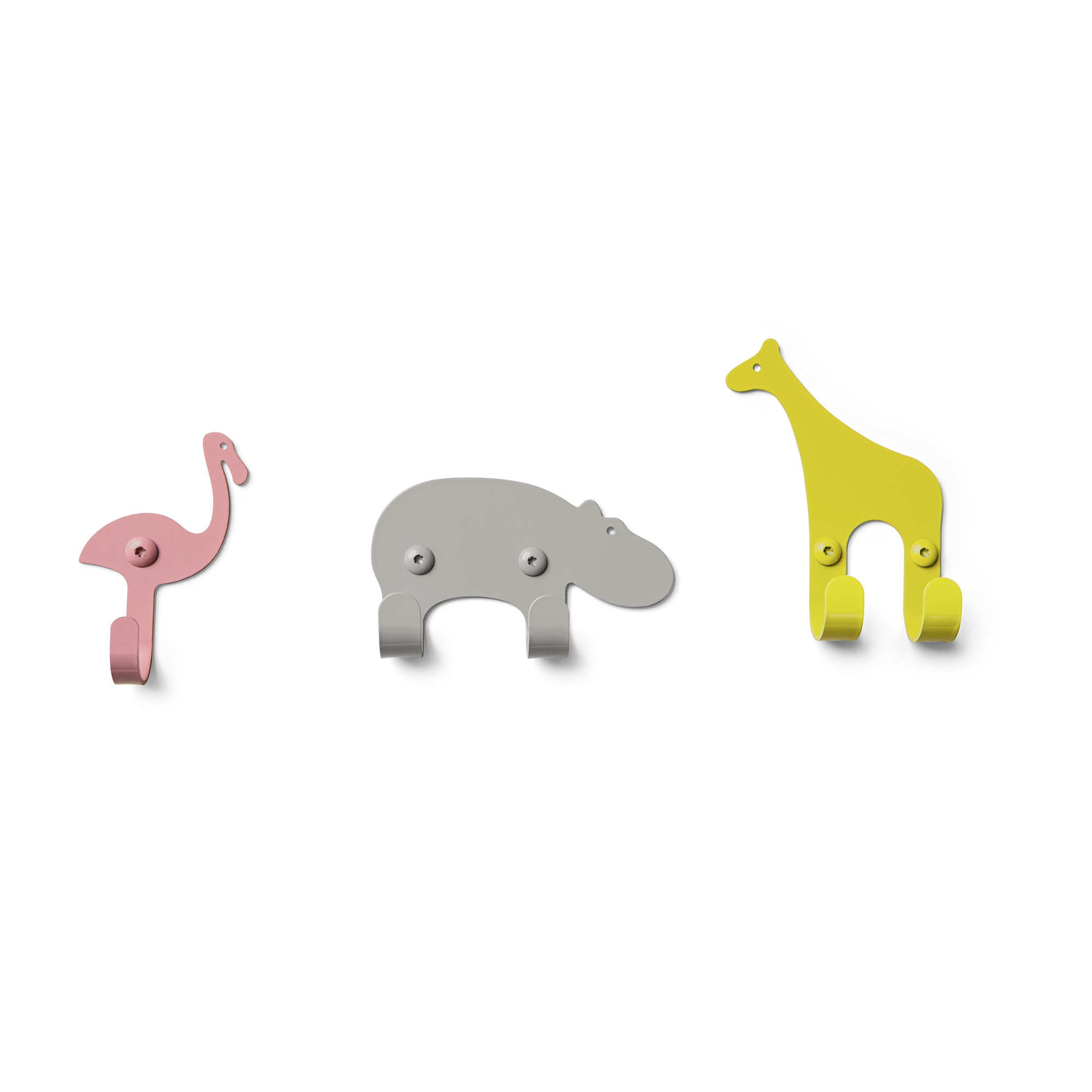 Wandhaken Zoo 3er Set Savanne Wandhaken Zoo 3er Set Savanne