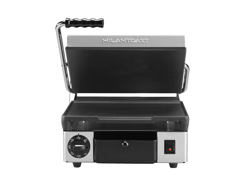 Panini Grill Gusseisenplatte glatt, oben und unten Panini Grill Gusseisenplatte glatt, oben und unten