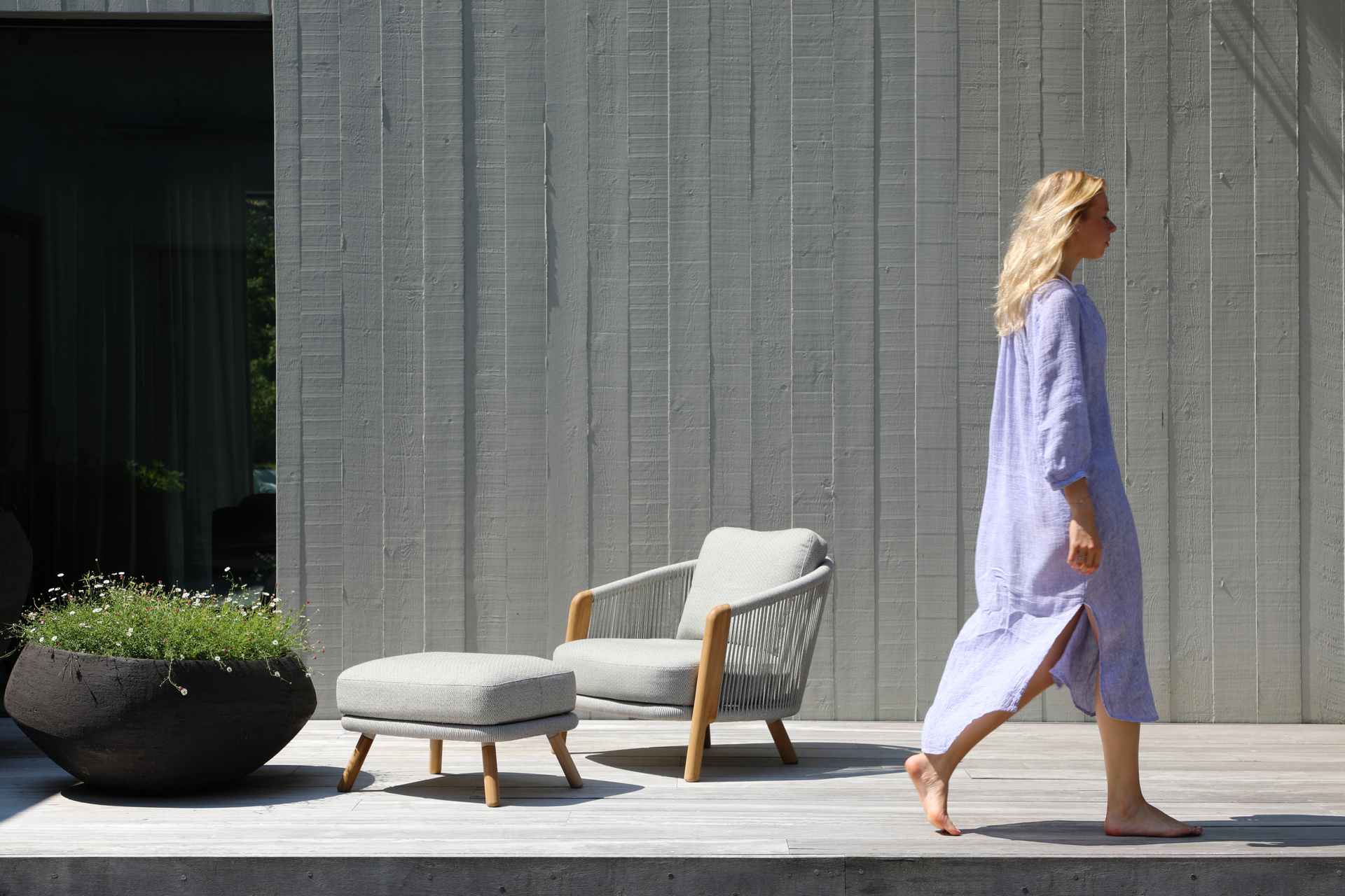 Haven Outdoor Lounge Sessel Mokka