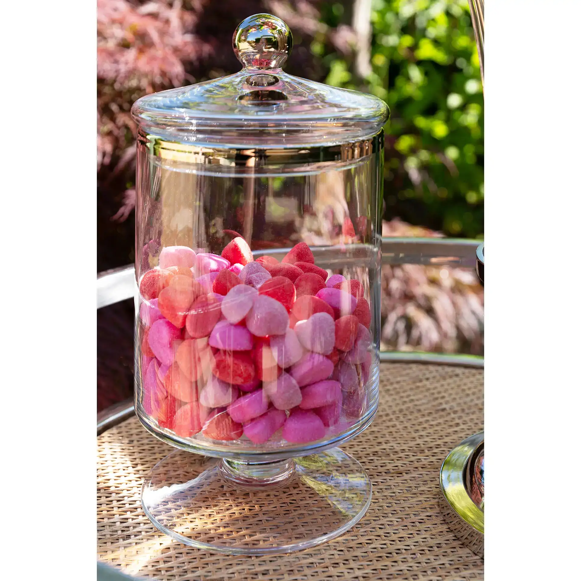 BELINDA modernes Bonbonglas aus Glas