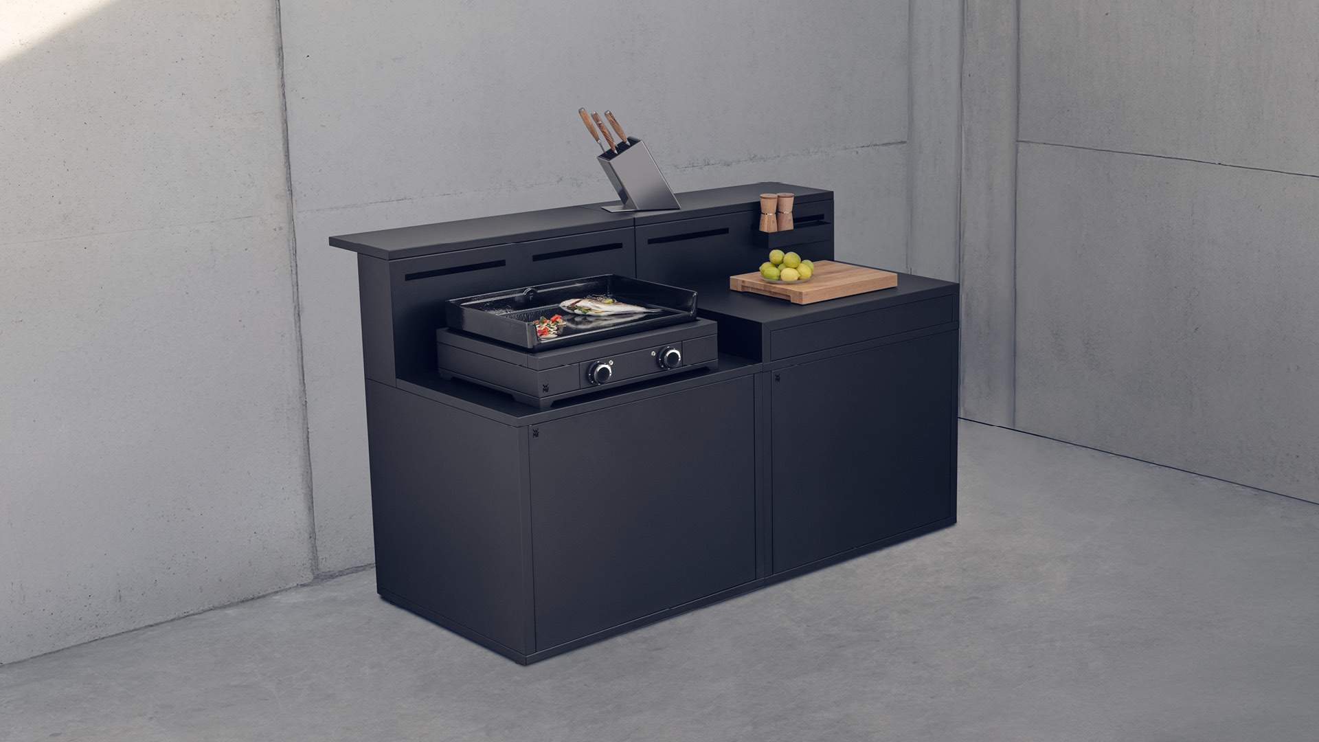 Outdoorküche Die Praktische L: 180 cm