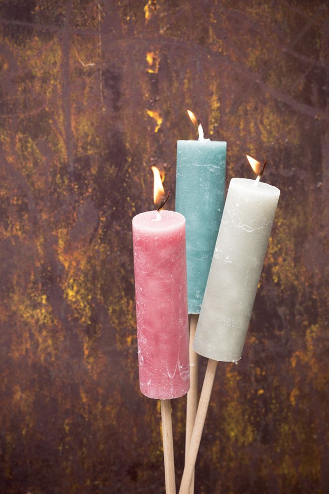 Outdoor Kerzenfackel Ø 4 x 14 cm mit Stab 36 cm Outdoor Kerzenfackel Ø 4 x 14 cm mit Stab 36 cm