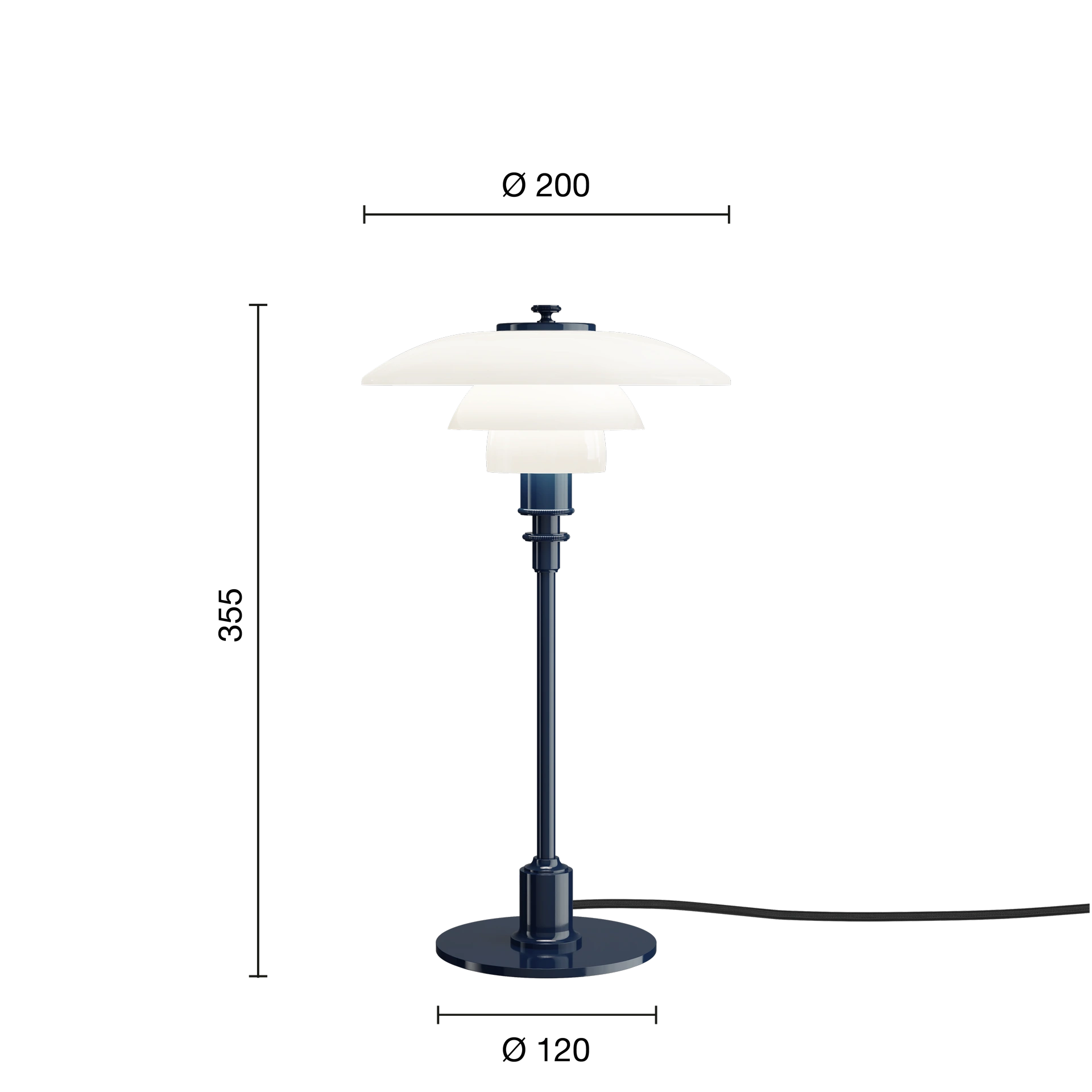 PH-2-1-Table-Lamp-EU-Deep-Blue-Measurement.webp PH 2/1 Tischleuchte Kabelgebunden Glossy Dunkelblau
