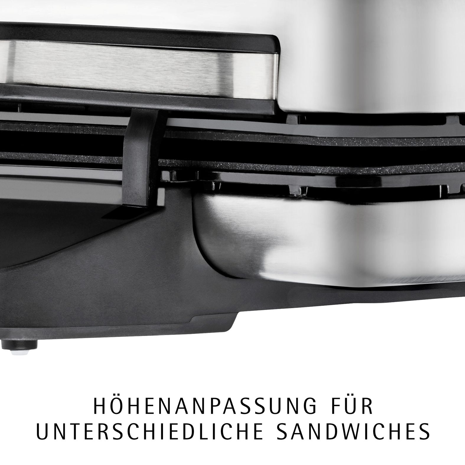 Lono Sandwich-Toaster XXL mit höhenverstellbarer Toastplatte Lono Sandwich-Toaster XXL mit höhenverstellbarer Toastplatte