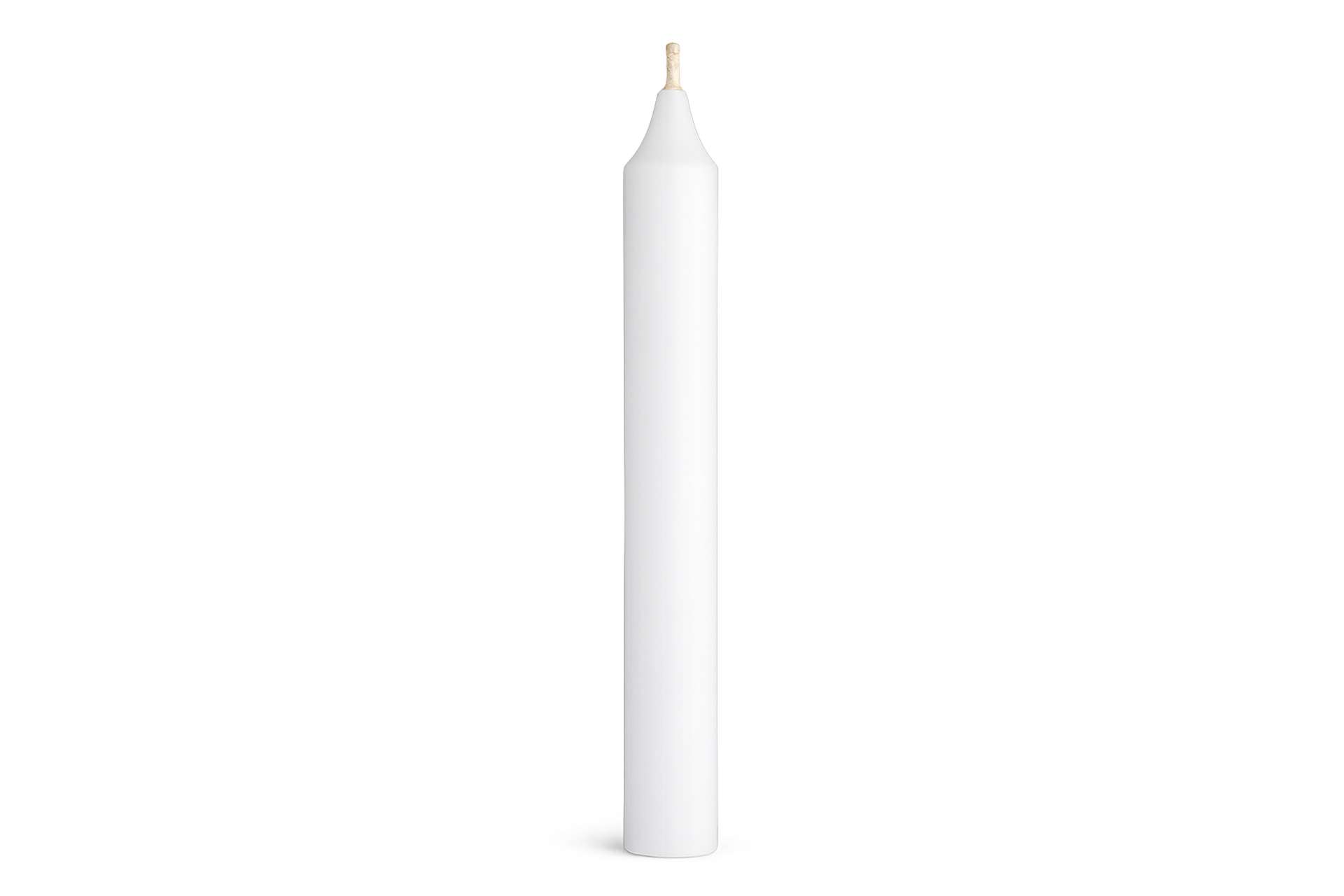 Stabkerze, Höhe 18 cm Elfenbein