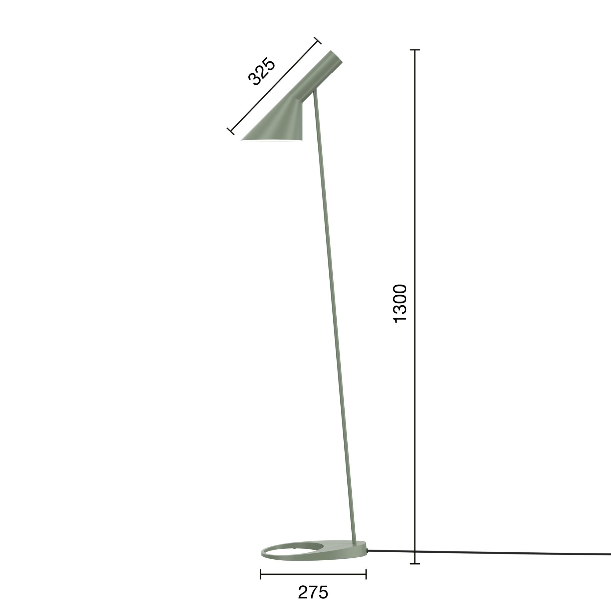 AJ Stehleuchte pale petroleum