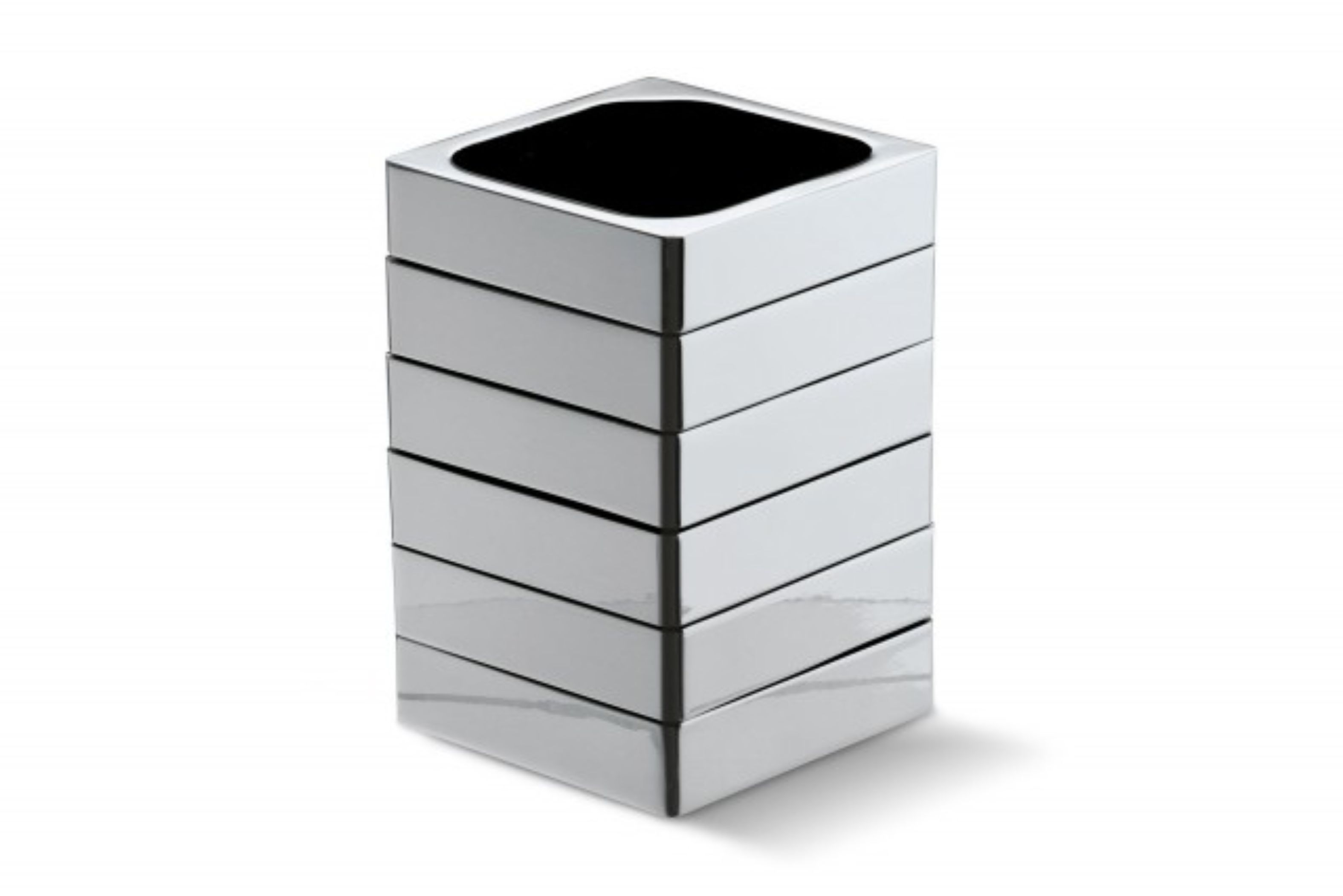 Zick Zack Stifthalter silber