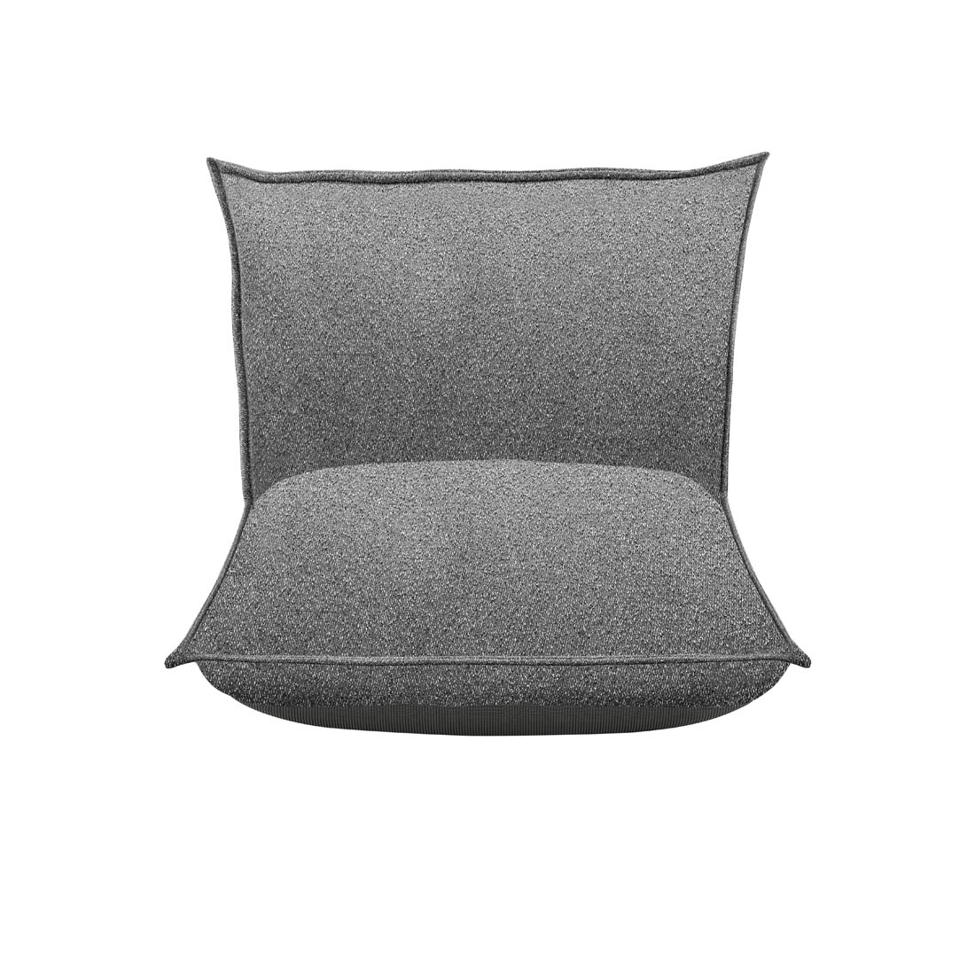 GROW Lounger Chair Loungesessel Outdoor Stone Bouclé