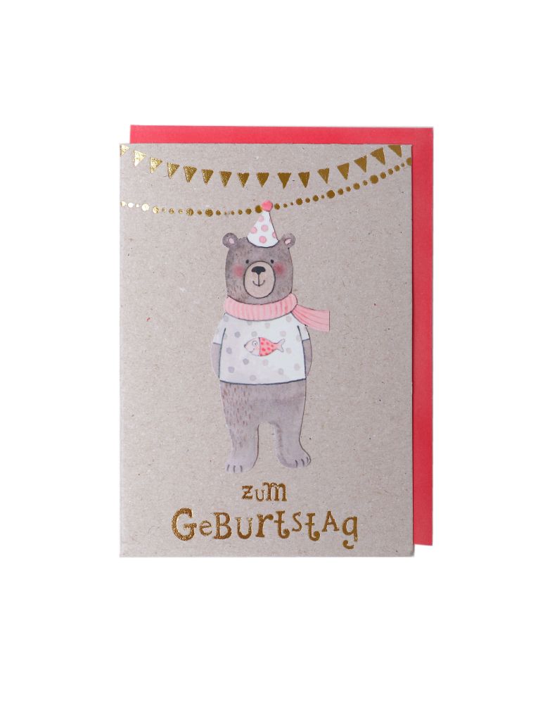 Geburtstagskarte Bär Geburtstagskarte Bär