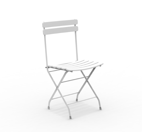 STEP - Klappbarer Outdoor Stuhl matt weiß STEP - Klappbarer Outdoor Stuhl matt weiß