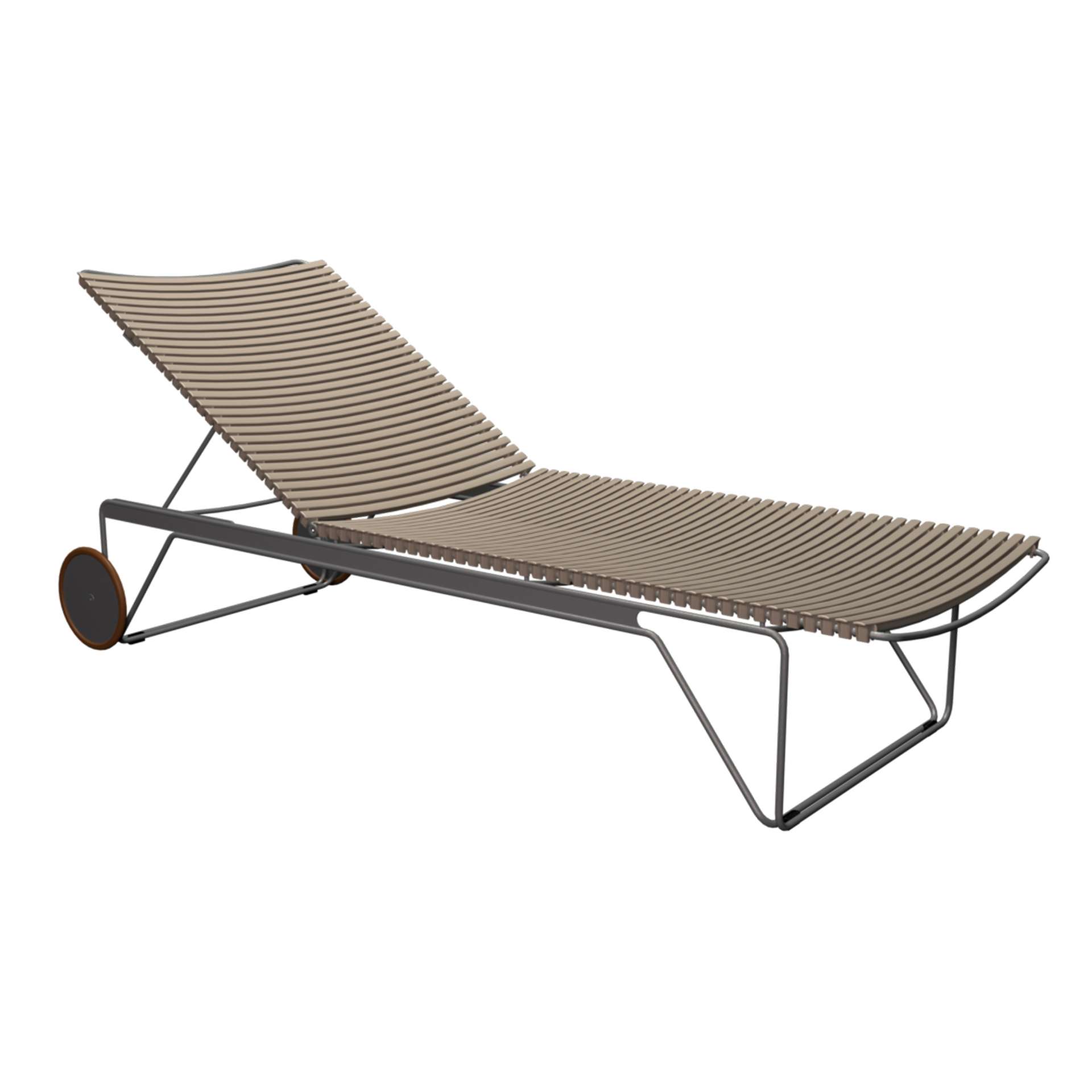 CLICK verstellbare Sonnenliege Beige CLICK verstellbare Sonnenliege Beige