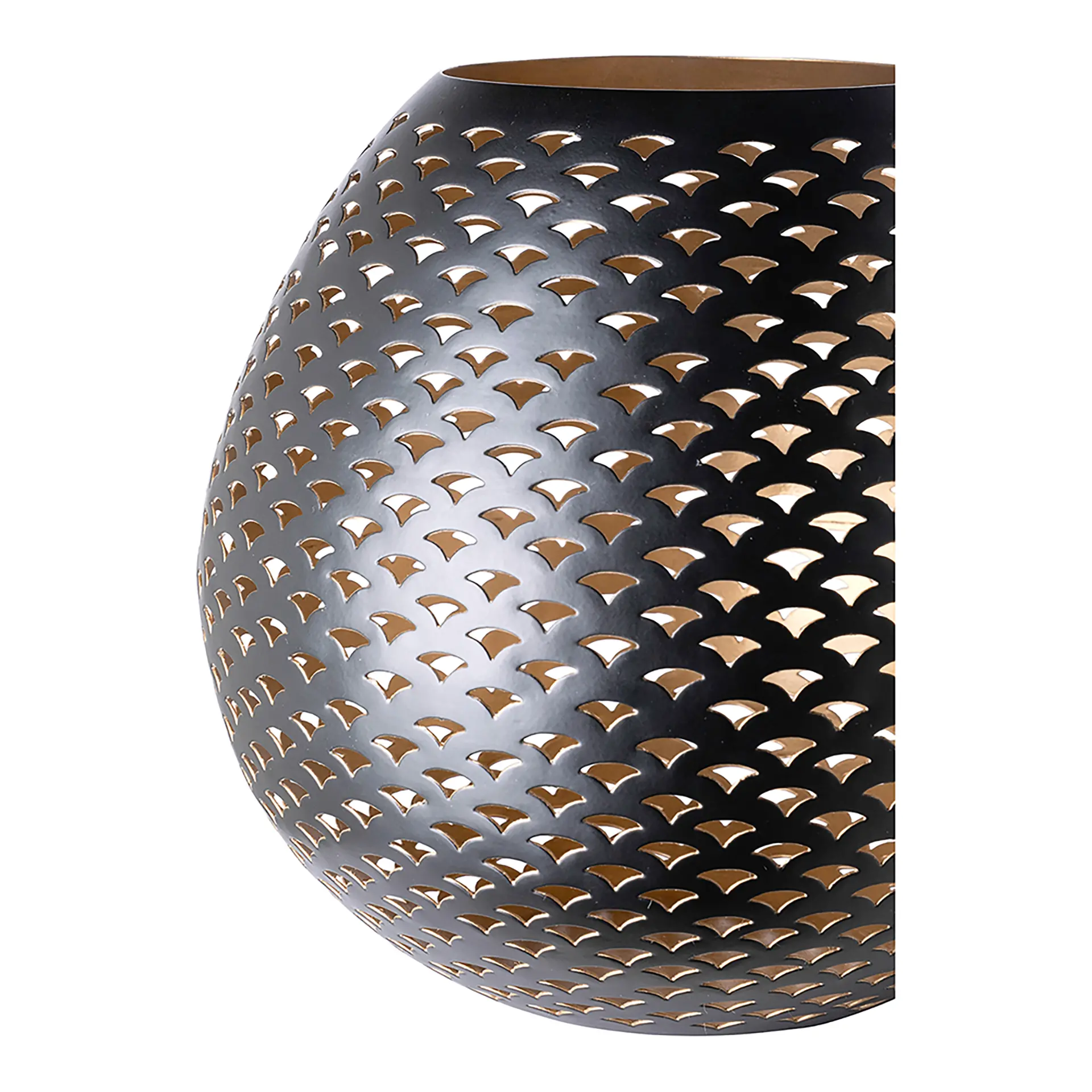 PALERA elegantes Windlicht aus Metall