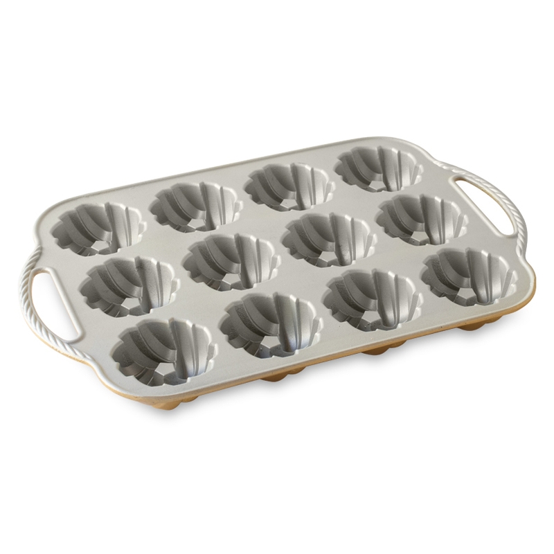 Nordic Ware - 75th Anniversary Braided Mini Bundt Pan - 2 Backform 75th Anniversary Braided Mini-Kuchen