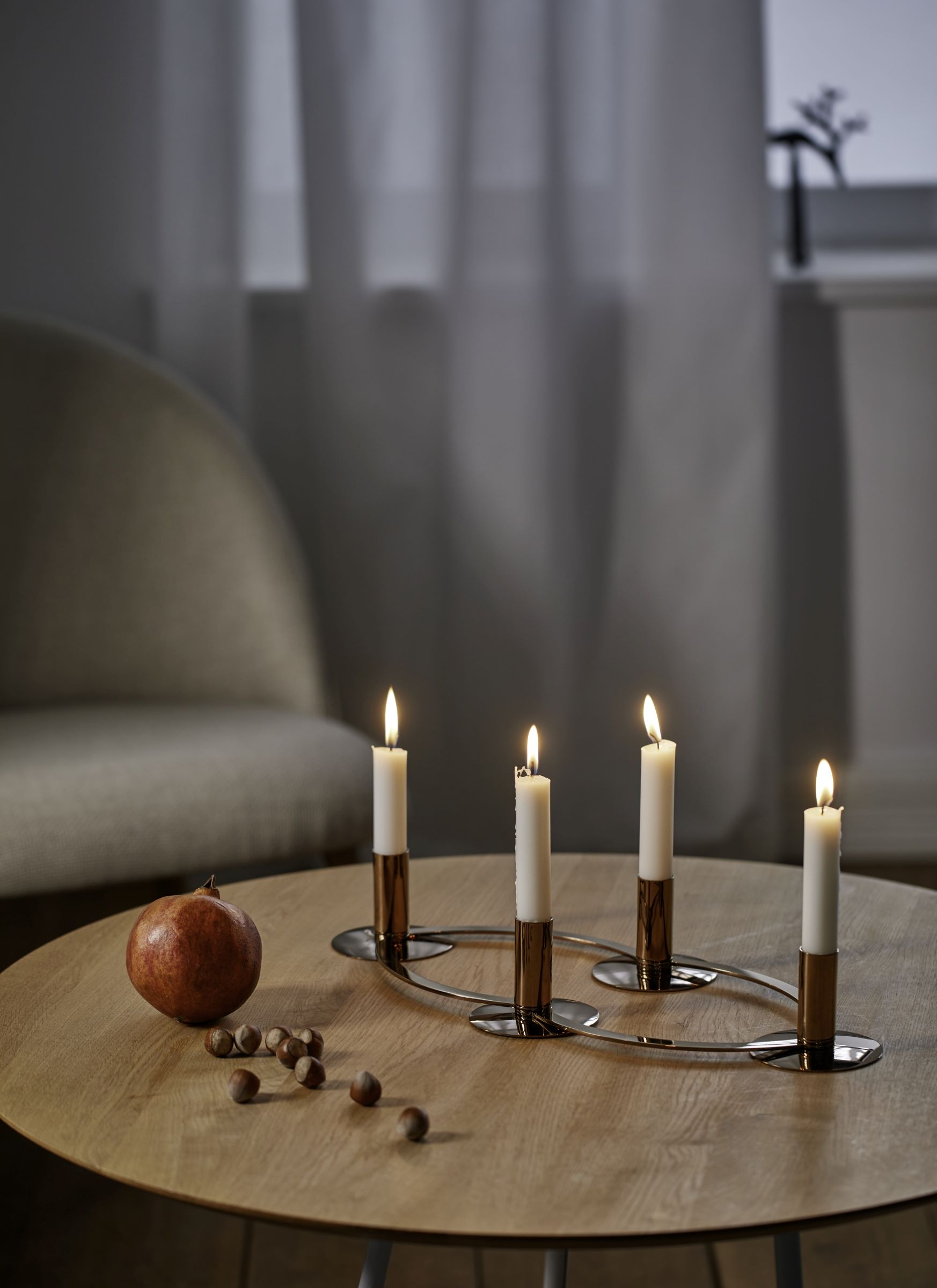 La Serena Adventskranz für Block- und Stabkerzen La Serena Adventskranz für Block- und Stabkerzen