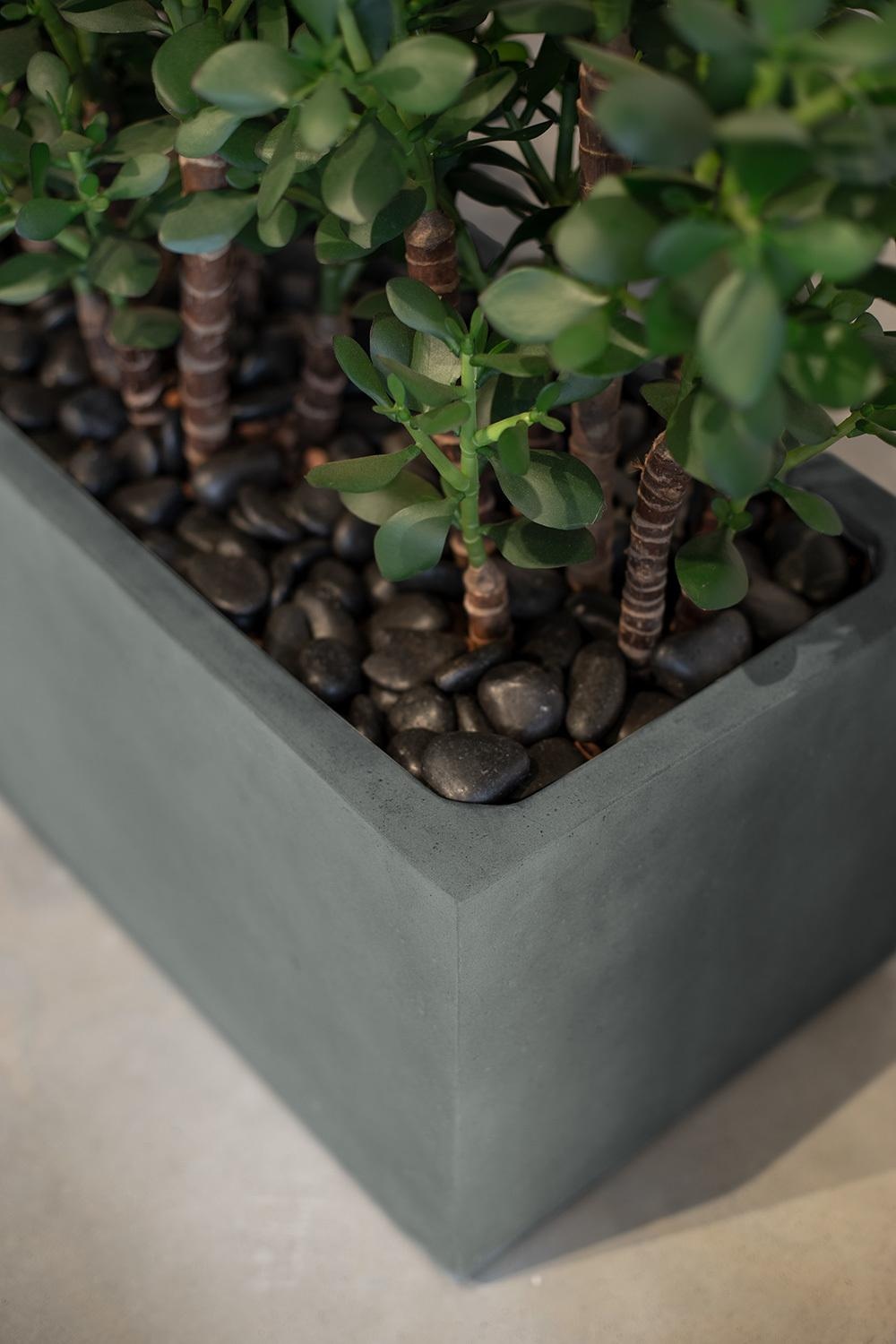 Polystone Divide Pflanzkasten mit Stein-Look