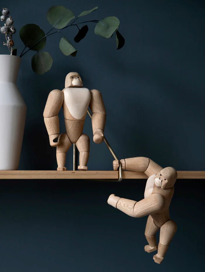 GORILLA Holzfigur Deko