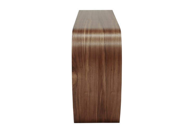 SIDEBOW Sideboard Echtholzfurnier 73 x 168 cm Nussbaum