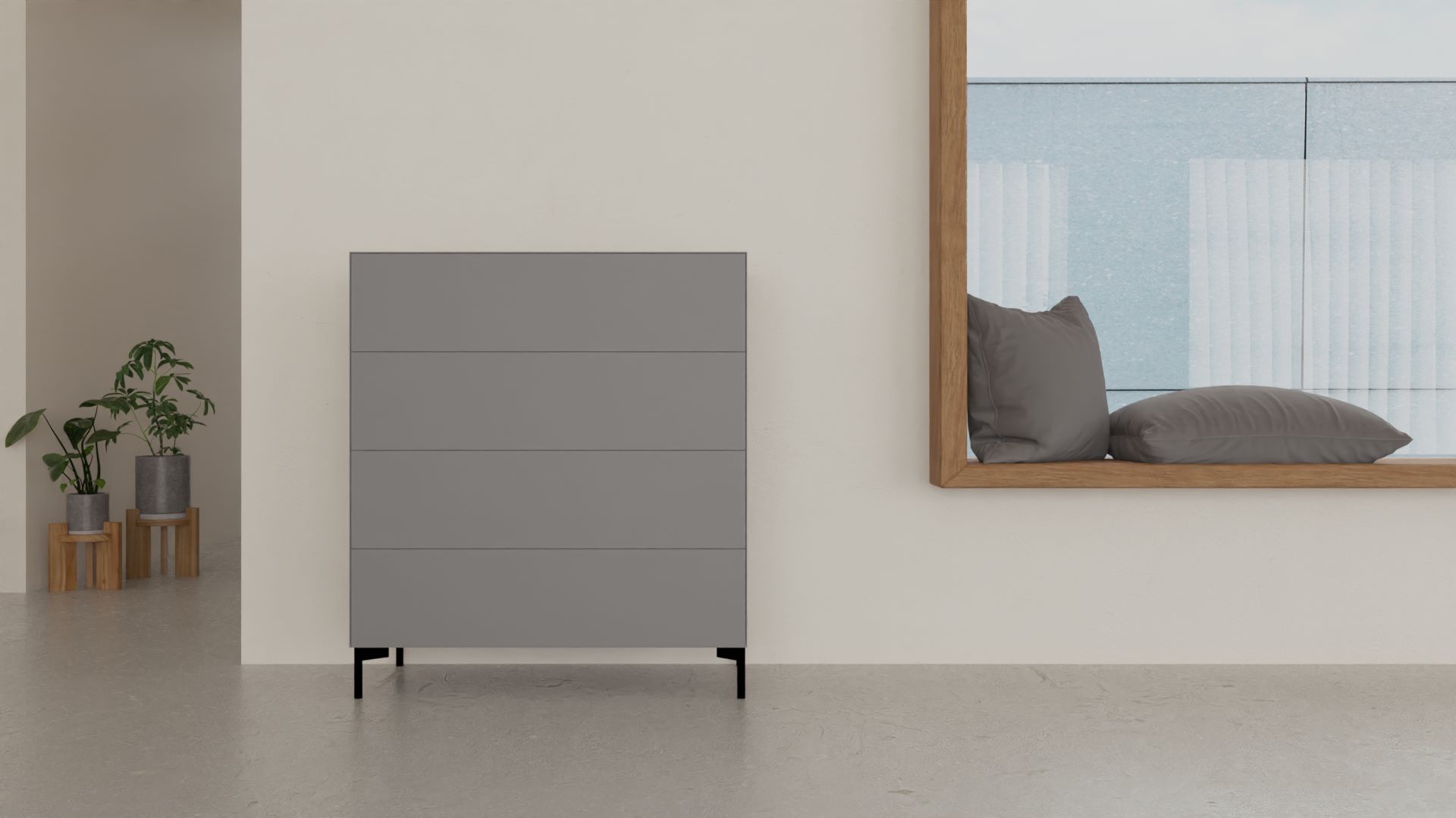 Kommode Create mit 4 Schubkästen Kommode Create mit 4 Schubkästen