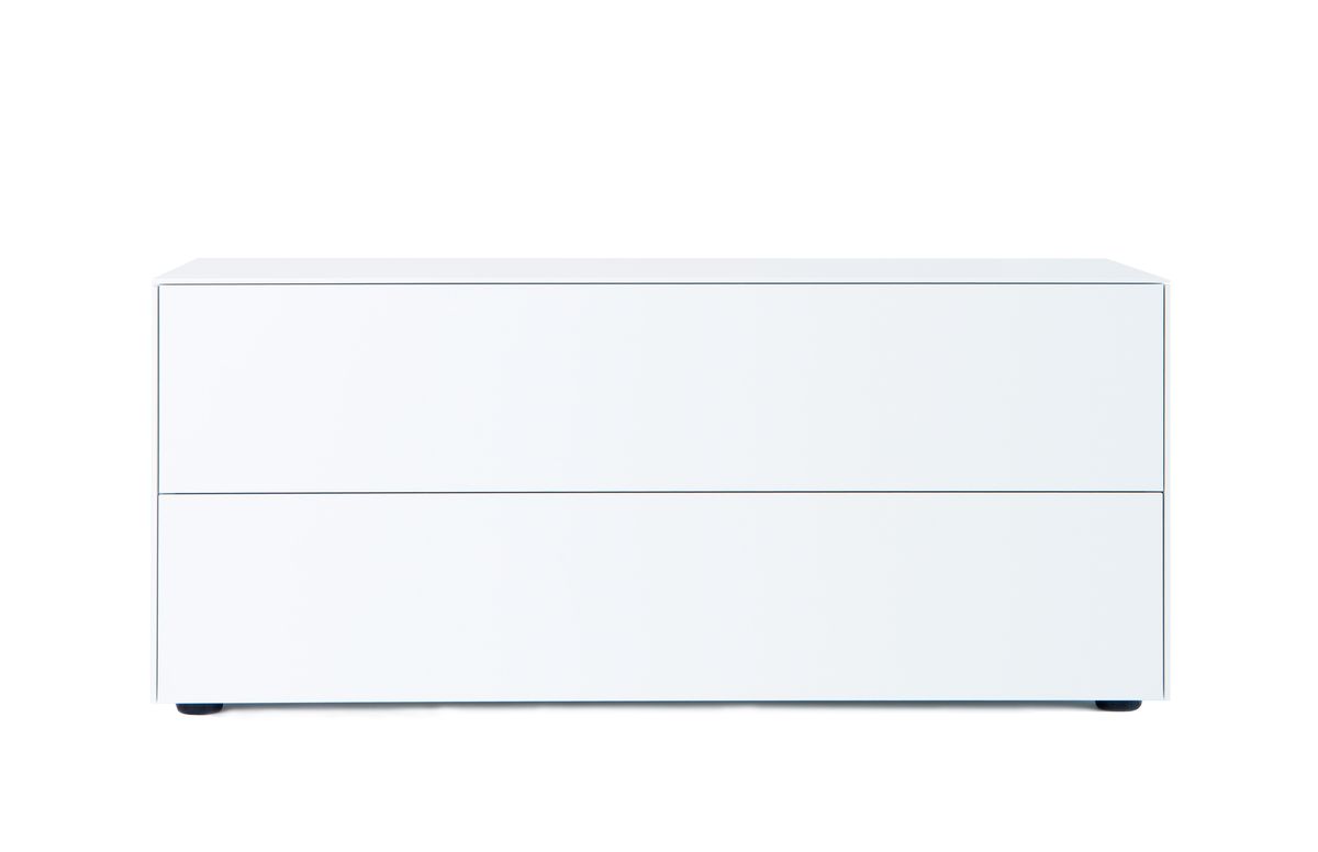 Connect Lowboard mit 2 Schubkästen Snow Gleiter