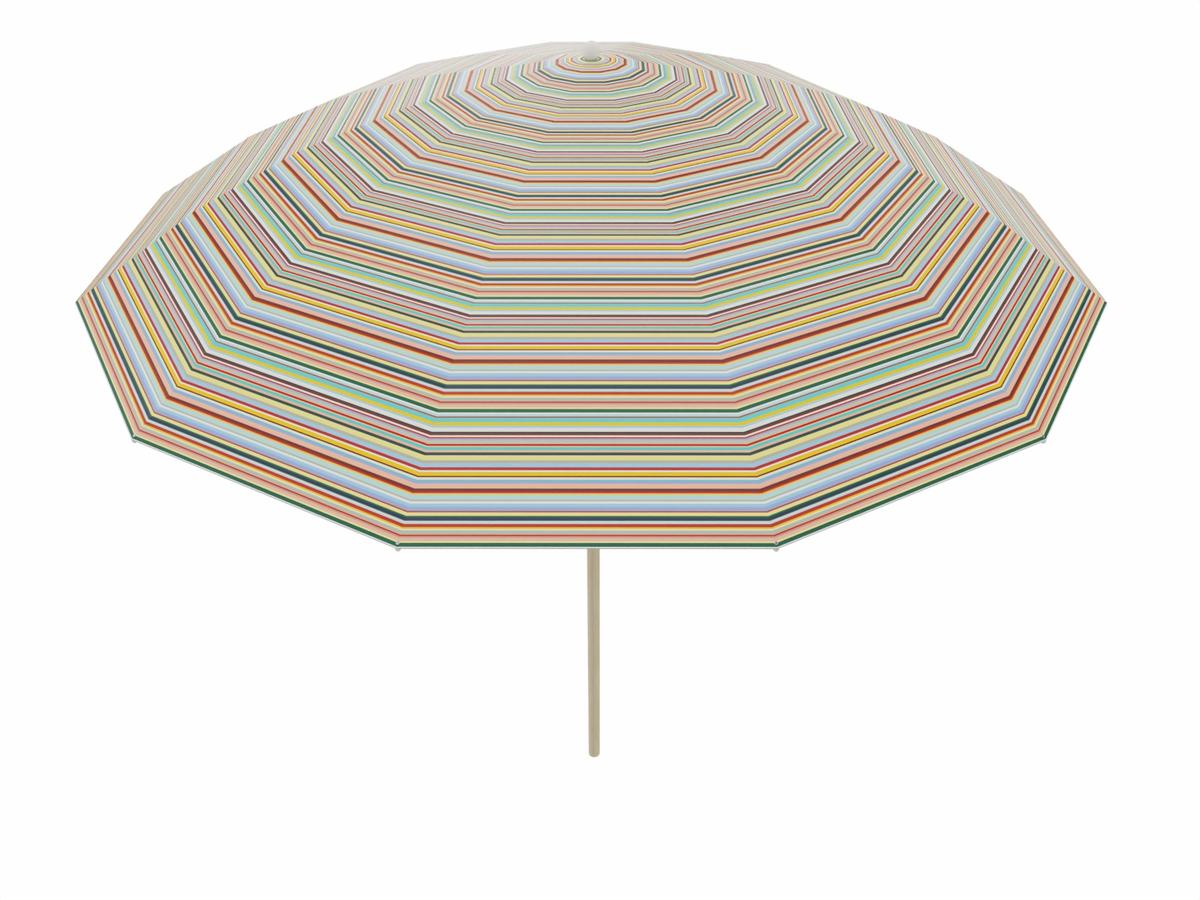 Pagodenschirm Ø 240 cm Holz Acryltuch multicolor mini mit Knickmechanismus Pagodenschirm Ø 240 cm Holz Acryltuch multicolor mini mit Knickmechanismus