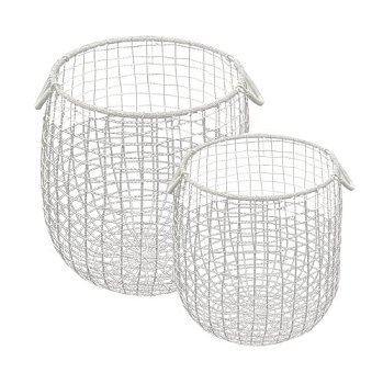 FLYNN Aufbewahrungskorb Weiß im modernen Design FLYNN Aufbewahrungskorb Weiß im modernen Design
