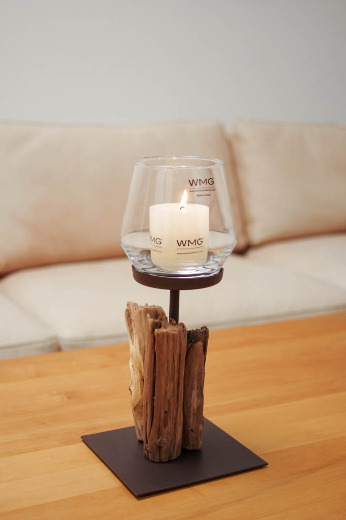 Treibholzwindlicht Raisa aus Teak 30 cm Treibholzwindlicht Raisa aus Teak 30 cm