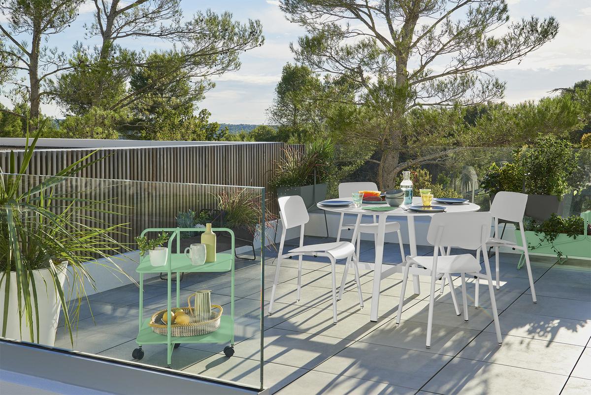 Studie Stapelstuhl Outdoor Latte Beige