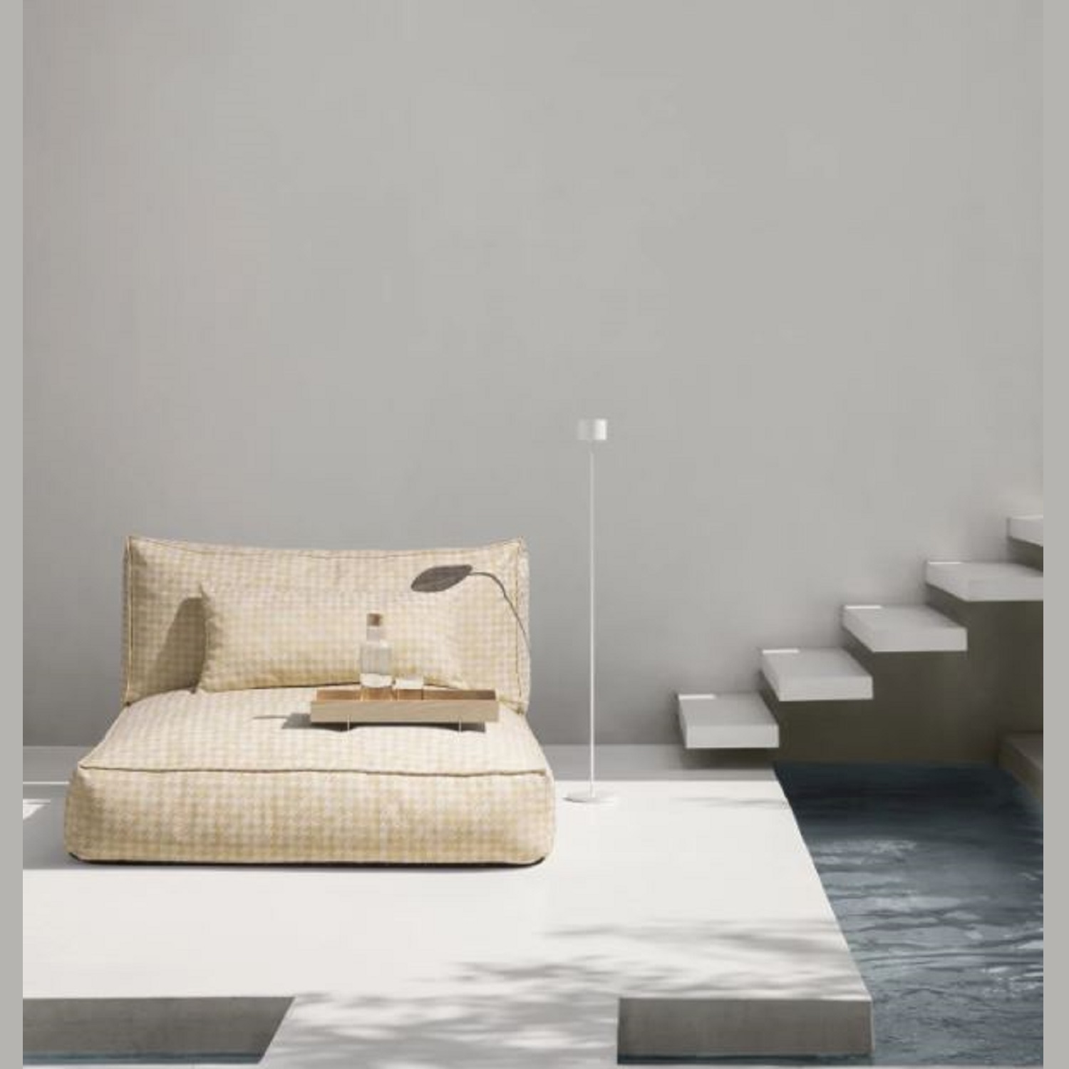 Stay Outdoor Bett Special Edition Stoff Twigh- Sun + Gratiszugabe Schutzhülle