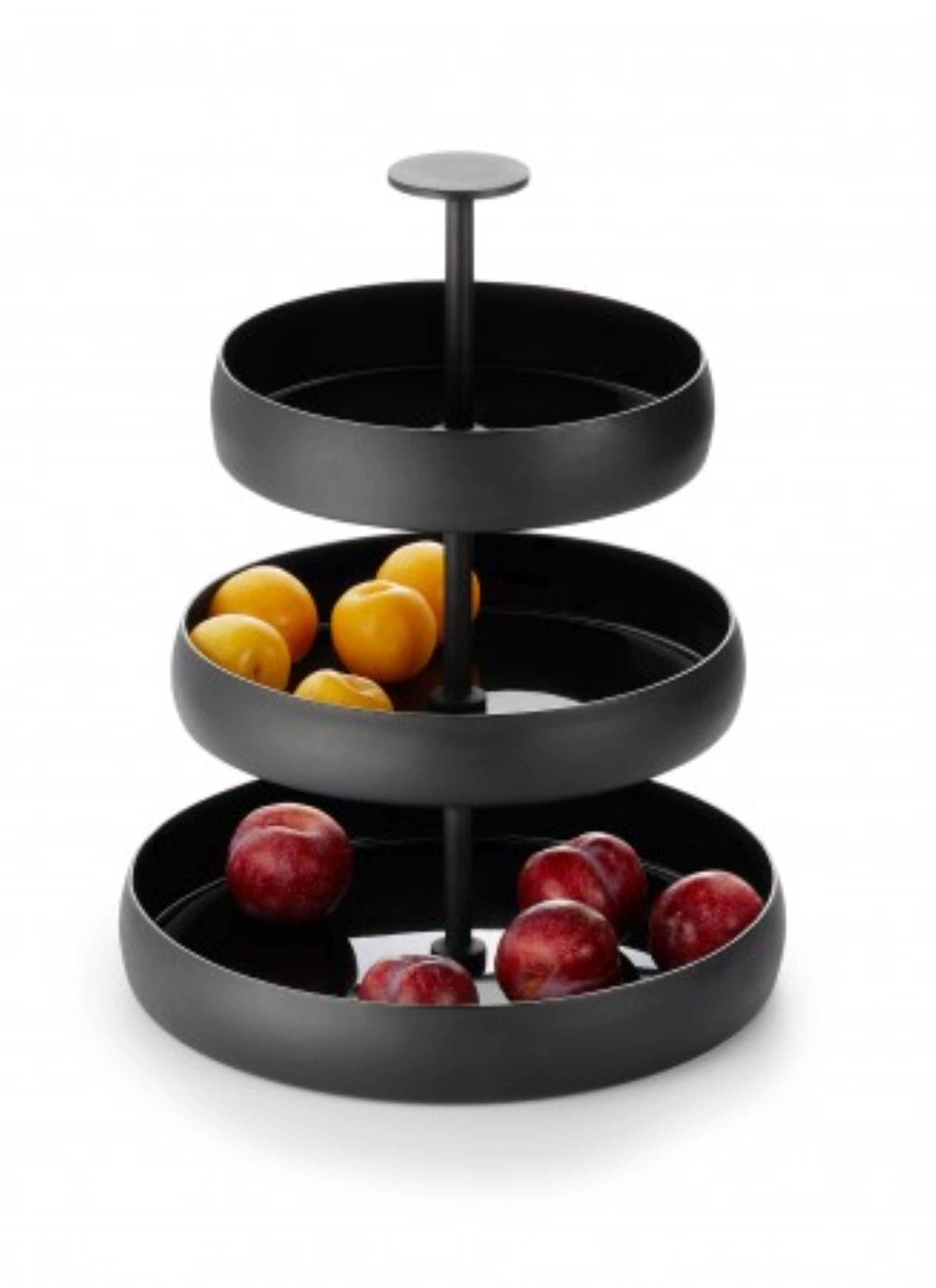 Negretto Etagère schwarz 3-stufig