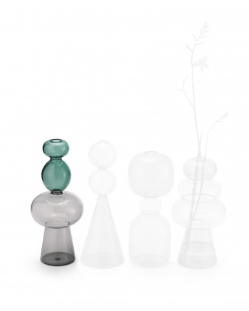 Curiosa Glasvase kugelförmig Turm Curiosa Glasvase kugelförmig Turm