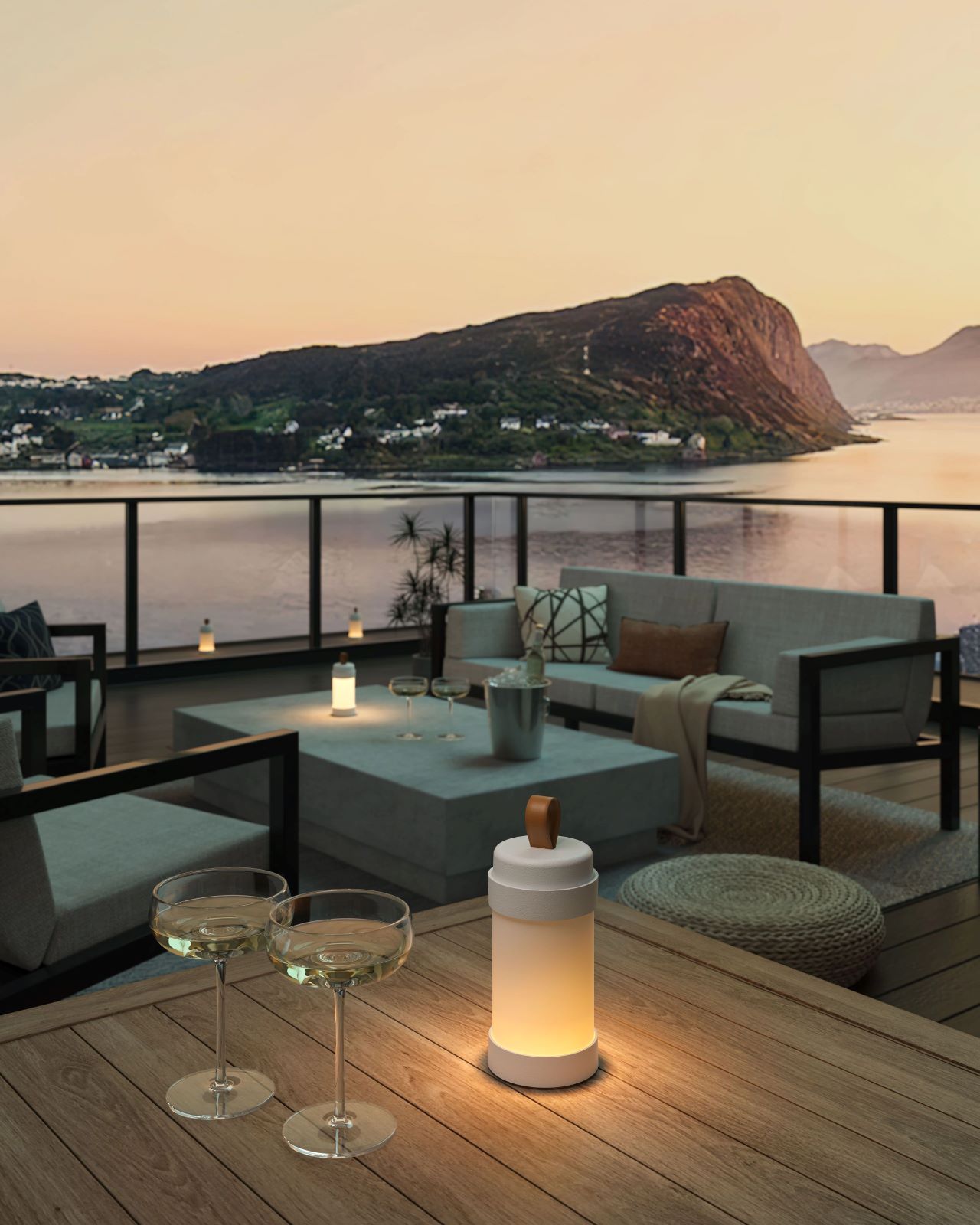 Alva Outdoortischleuchte akkubetrieben