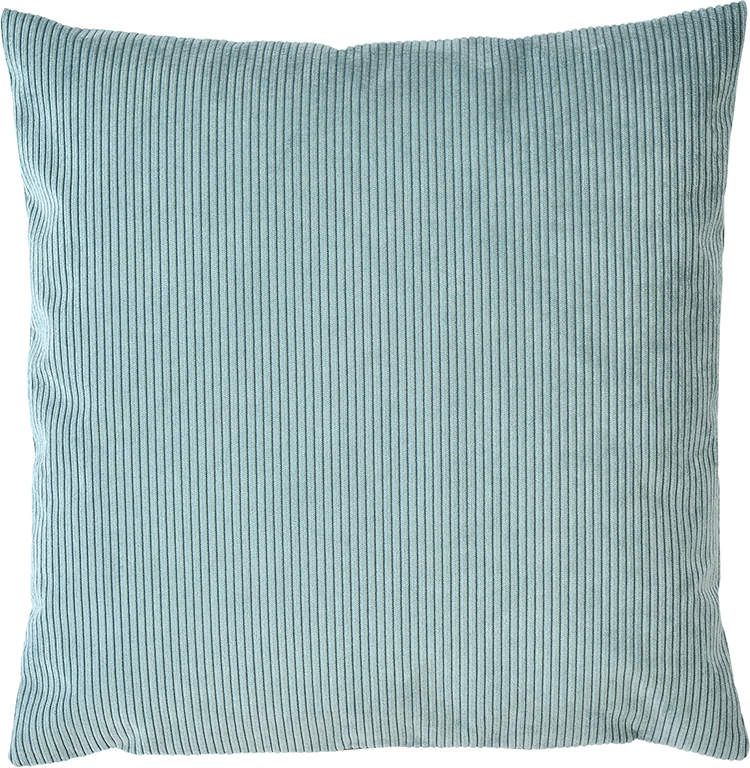 Kissenhülle Earl 50x50 cm Aqua - Feine Cord-Optik Kissenhülle Earl 50x50 cm Aqua - Feine Cord-Optik